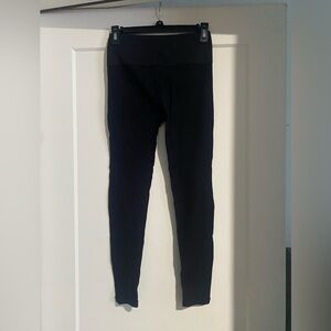 Fabletics Black Compression Ribbed Leggings